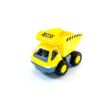 Το μεγάλο φορτηγό Miniland 45150 σε έντονο κίτρινο χρώμα και στιβαρό σχεδιασμό.