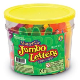 Το κουβαδάκι LΕR0450 με τα 40 μεγάλα χρωματιστά μαγνητικά γράμματα της αγγλικής αλφαβήτας.