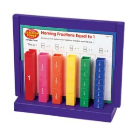 Ο Πύργος Κλασμάτων LΕR2075 με τους 51 πολύχρωμους κύβους της Learning Resources.