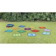 Το Kit for Kids BN0150 – Σετ 24 Ατομικοί Τάπητες "Αριθμοί 1-24" με Τσάντα Μεταφοράς (40x40cm) σε εξωτερικό χώρο, έτοιμο για χρήση.