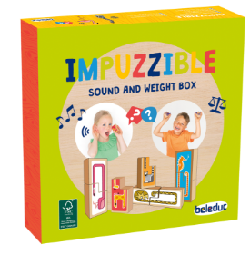 Εικόνα της Beleduc 23605 Impuzzible 2 σε 1 - Αισθητηριακό Παζλ Ήχου & Βάρους