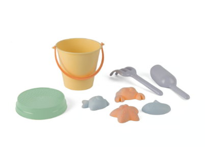 Εικόνα της 2720 DANTOY Σετ Παραλίας Παστέλ 8 Τεμαχίων | Οικολογικά Παιχνίδια από 100% Ανακυκλωμένο Πλαστικό για την Άμμο