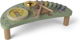 Ξύλινο μουσικό τραπεζάκι Dantoy WOOD με ενσωματωμένα όργανα για ανάπτυξη λεπτής κινητικότητας και μουσική εκπαίδευση.