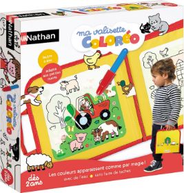 Η συσκευασία του βιβλίου ζωγραφικής με νερό Dujardin Coloreo για παιδιά από 2 ετών.