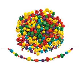 Εικόνα της Σετ Ξύλινες Χάντρες 450gr