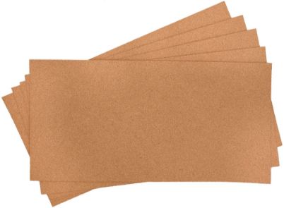 Το Σετ 5 Φύλλα Φελλού 60x30cm (Πάχος 1mm) – Childhood Supply 39WD04 για μοναδικές χειροτεχνίες, σε λευκό φόντο.