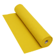 Το Ρολό Τσόχας Κίτρινο 5mx45cm, 160 g/m² 42FY01 για ατελείωτες δημιουργίες, σε λευκό φόντο.