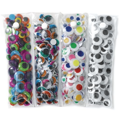 Εικόνα της Σετ 500 Αυτοκόλλητα Ματάκια