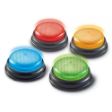 Τα 4 Learning Resources LER3776 Lights & Sounds Buzzers , διαφορετικού ήχου το καθένα, για παιδιά από 3 ετών, σε λευκό φόντο.