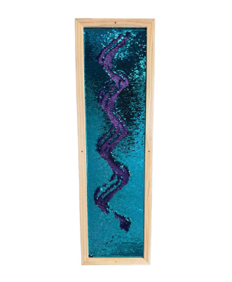 Εικόνα της 82479 MyPauze - Μεγάλο Αισθητηριακό Πάνελ Τοίχου με Πούλιες Μπλε (100 x 30 cm)