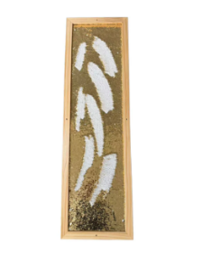 Εικόνα της 82480 MyPauze - Μεγάλο Αισθητηριακό Πάνελ Τοίχου με Χρυσές Πούλιες (100x30cm)