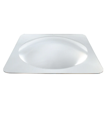 Ο γιγάντιος κυρτός καθρέπτης Dome Panel (50x50 cm) 82294 MyPauze, σε λευκό φόντο.