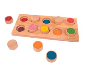 Εικόνα της 82203 MyPauze - Ξύλινο Αισθητηριακό Παιχνίδι Μνήμης και Αφής (Tactile Memory)