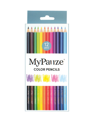 Εικόνα της 82263 MyPauze - Σετ 12 Λεπτές Ξυλομπογιές από Ξύλο FSC®