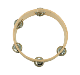 Εικόνα της 82445 MyPauze - Ξύλινο Ντέφι 20 cm με Μεταλλικά Καμπανάκια (FSC 100%)