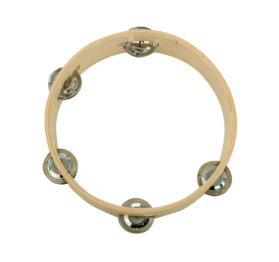 Εικόνα της 82445 MyPauze - Ξύλινο Ντέφι 20 cm με Μεταλλικά Καμπανάκια (FSC 100%)