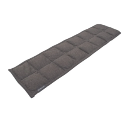 Η γκρι κουβέρτα βάρους ποδιών 1,3kg 82139 MyPauze, σε λευκό φόντο.