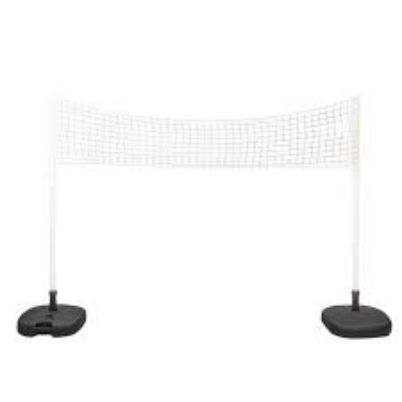 King Kids Super Volley SV 3000 ρυθμιζόμενο παιδικό σετ βόλεϊ με δίχτυ και βάσεις, κατάλληλο για εσωτερικό και εξωτερικό χώρο, ύψος 150-240cm για παιδιά 3+