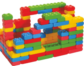 Εικόνα της King Kids BR7040 Little Bricks - Εκπαιδευτικό Σετ Κατασκευών 120 Τεμαχίων