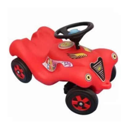 Το κόκκινο παιδικό αυτοκινητάκι King Kids KC6600K King Car, σε λευκό φόντο.