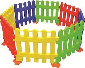 Εικόνα της King Kids KF9300 Πολύχρωμος Φράχτης King - Σετ 8 Τεμαχίων