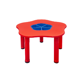 Εικόνα της King Kids KM1200K Τραπέζι Sandy Σχήμα Μαργαρίτα - Κόκκινο Τραπέζι Αισθητηριακού Παιχνιδιού
