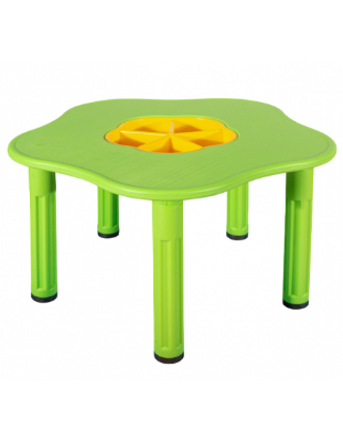 Εικόνα της King Kids KM1200Y Τραπέζι Sandy Σχήμα Μαργαρίτα - Λαχανί Τραπέζι Αισθητηριακού Παιχνιδιού