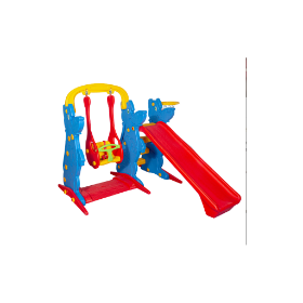 Εικόνα της King Kids KS9060A-M Τσουλήθρα και Κούνια Σετ Α - Μπλε