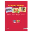Το κουτί των Speechmark Colorcards Everyday Objects 2nd Edition με δείγματα επαγγελματικών φωτογραφικών καρτών που απεικονίζουν καθημερινά αντικείμενα.