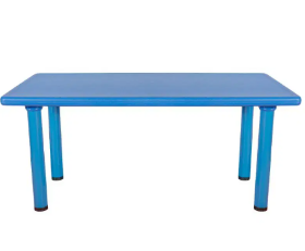 Εικόνα της King Kids KT1100M King Table - Μπλε Παιδικό Τραπέζι με Μεταλλικά Πόδια