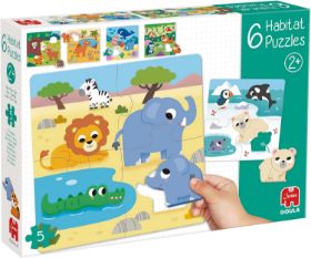 Εικόνα της Παζλ Βιότοποι Ζώων (6 Habitat Puzzle) – Goula 1110100762