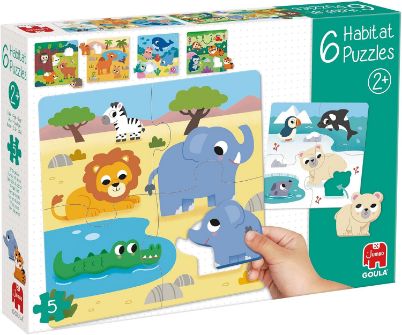 Εικόνα της Παζλ Βιότοποι Ζώων (6 Habitat Puzzle) – Goula 1110100762